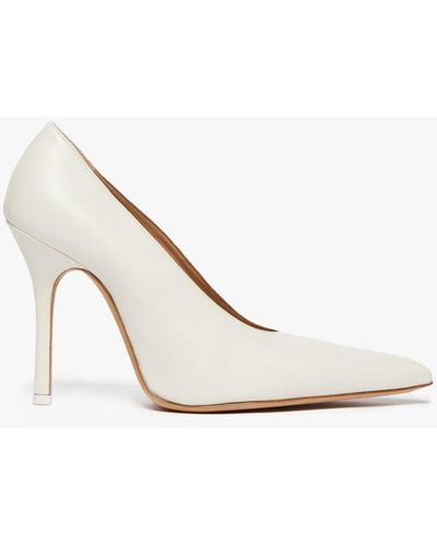 Max Mara Pointed-toe Court Shoes - White