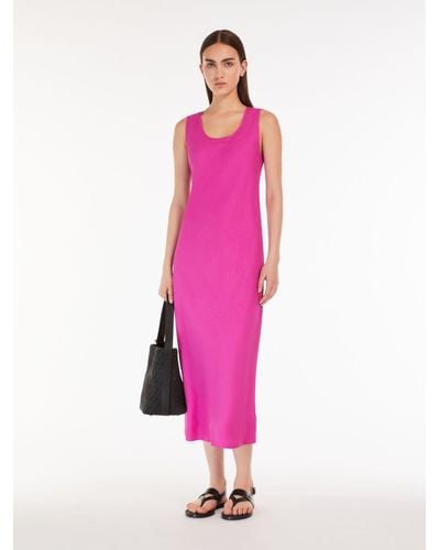 Max Mara Canvas Vest Dress - Pink