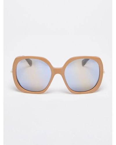 Max Mara Oversized Glasses - Natural