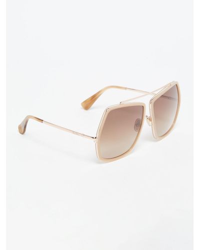 Max Mara Butterfly Sunglasses - White
