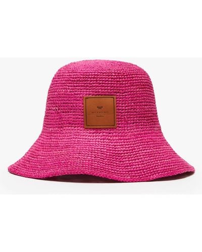Max Mara Cloche Hat With Tag - Pink