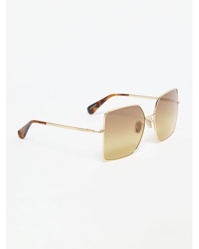 Max Mara Metal Sunglasses - White