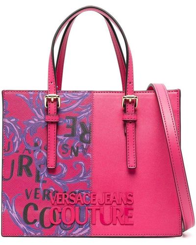 Versace Jeans Couture Damen polyurethan handtaschen - Pink
