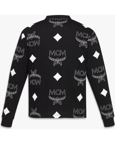 MCM Phenomenon+ Monogram Print Long Sleeve T-shirt - Black