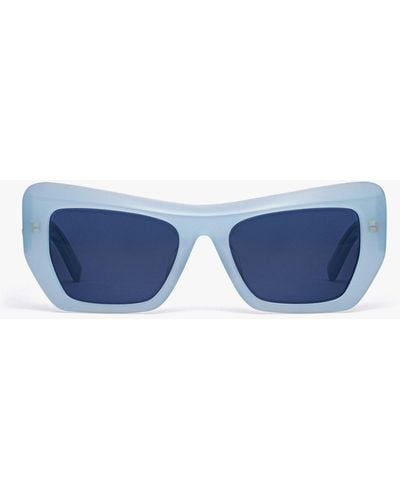 MCM Unisex Square Sunglasses - Blue