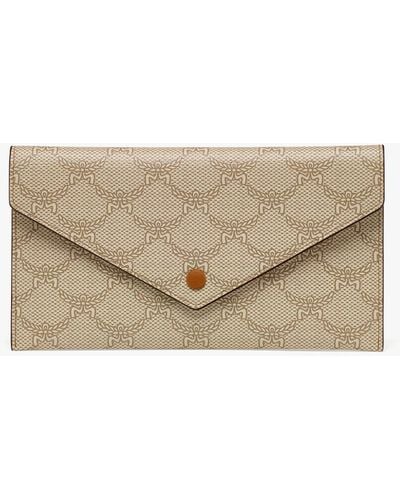 MCM Himmel Continental Pouch In Lauretos - Natural