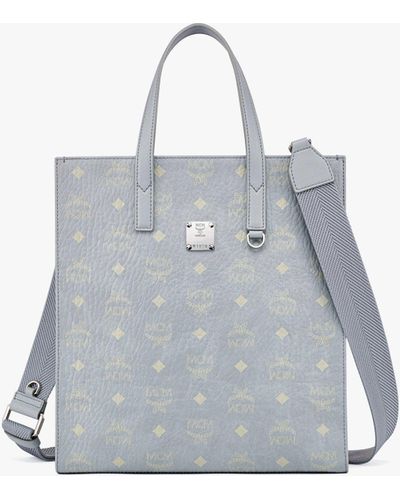 MCM Leather Visetos Tote Bag - White Totes, Handbags - W3051265