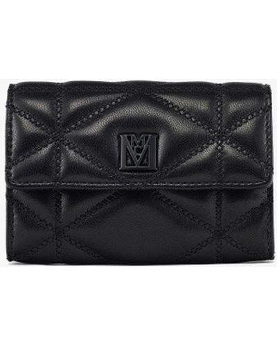 MCM Travia Card Case In Cloud Quilted Leather - Black