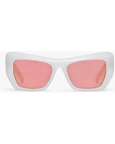 MCM Unisex Square Sunglasses - Pink