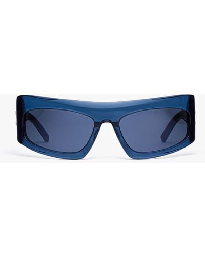 MCM Unisex Square Sunglasses - Blue