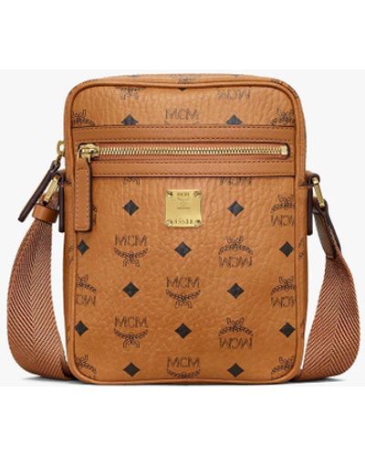 MCM Men's Klassik Medium Messenger Bag