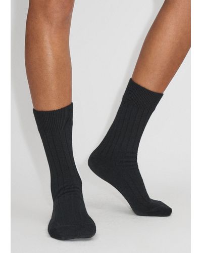 ME+EM Cashmere-blend Socks - Black