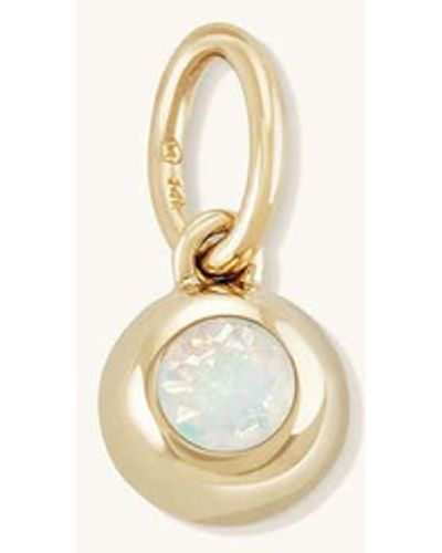 MEJURI Birthstone Sphere Charm Opal - Yellow