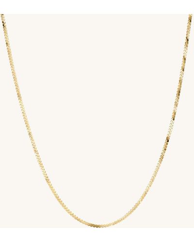 MEJURI Serpentine Chain Necklace - Yellow