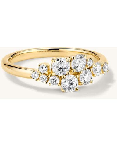 MEJURI Diamonds Cluster Ring - Yellow