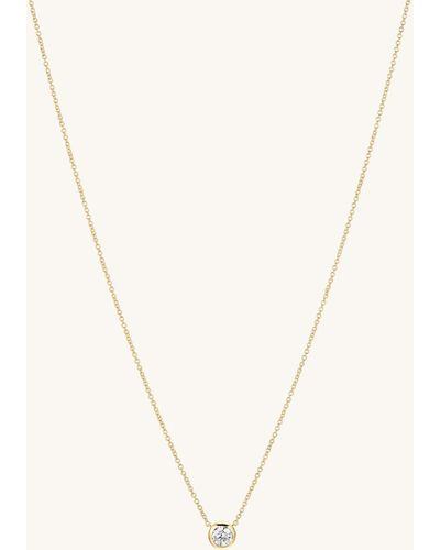 MEJURI Large Diamond Necklace - Yellow