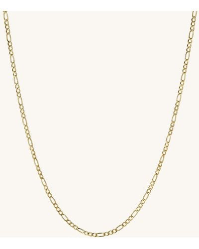 MEJURI Figaro Chain Necklace - Metallic