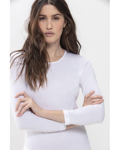 Mey Shirt langarm - Weiß