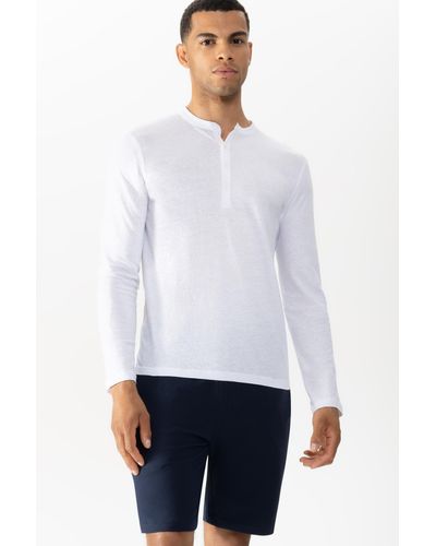 Mey Henley-Shirt - Weiß
