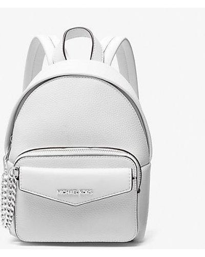 Michael Kors Maisie Extra-small Pebbled Leather 2-in-1 Backpack - White
