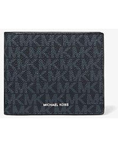 Michael Kors Cooper Logo Billfold Wallet With Coin Pouch - White