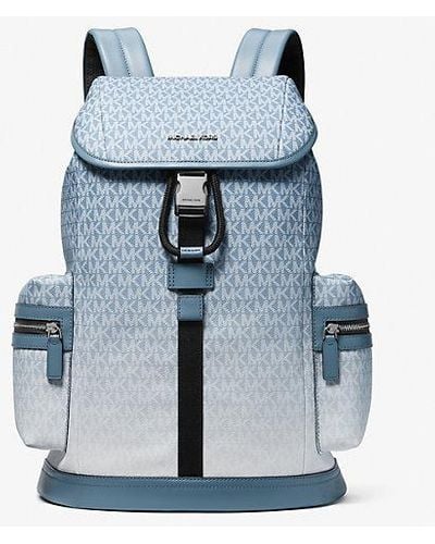 Michael Kors Cooper Ombré Logo Utility Backpack - Blue