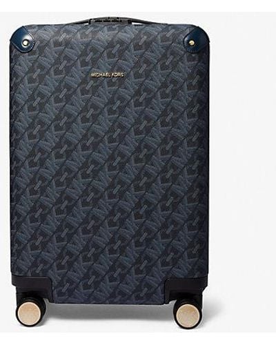 Michael Kors Empire Signature Logo Suitcase - Blue