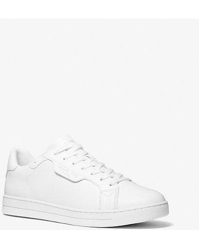 Michael Kors Keating Leather Sneaker - White