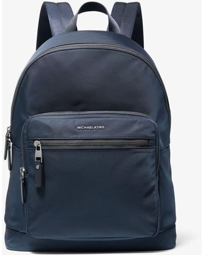 Michael Kors Mk Hudson Nylon Backpack - Blue