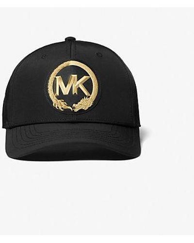 Michael Kors New Year Metallic Logo Woven Baseball Cap - Black