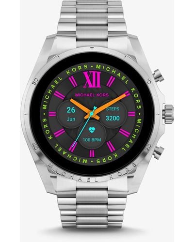 Michael Kors Gen 6 Bradshaw Silver-tone Smartwatch - Metallic