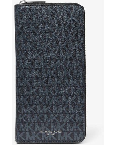 Michael Kors Greyson Logo Zip-Around Wallet - Multicolore