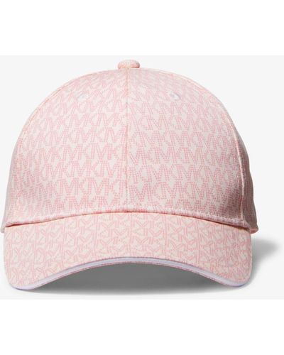 Michael Kors Logo Cotton Baseball Hat - Pink
