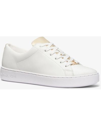 Michael Kors Keaton Two-tone Trainers - White