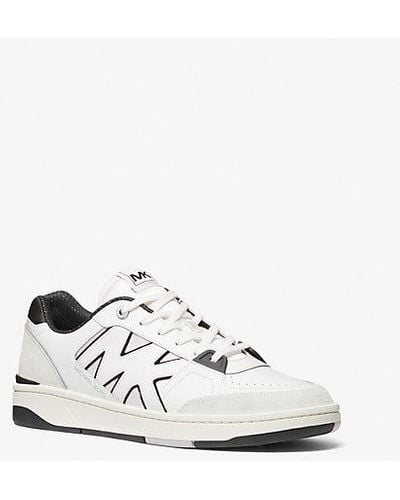 Michael Kors Rebel Leather Sneaker - White