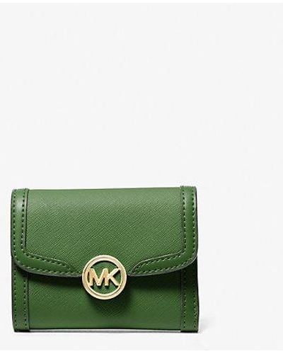 Michael Kors Leida Medium Wallet - Green