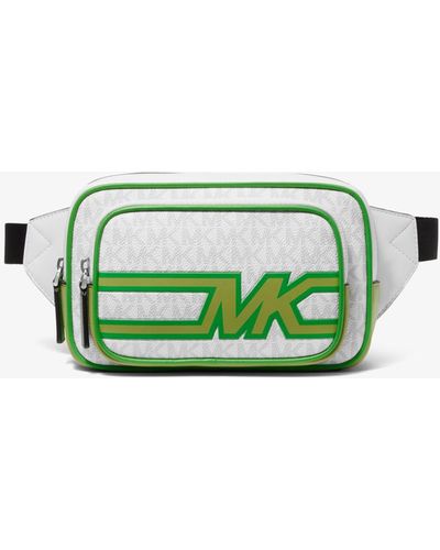 Michael Kors Cooper Graphic Logo Sling Pack - Green