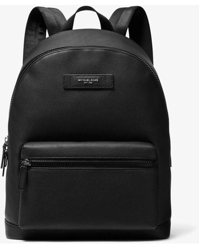 Michael Kors Pebbled Leather Backpack - Black