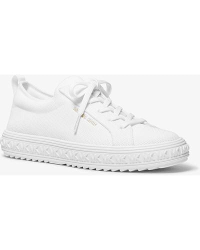 MICHAEL Michael Kors Sneaker Grove in maglia - Bianco