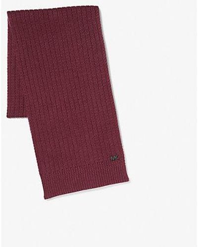 Michael Kors Textured Knit Scarf