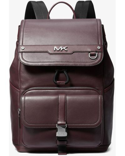 Michael Kors Varick Leather Backpack - Multicolour