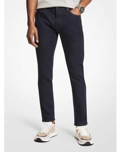 Michael Kors Slim-fit Stretch-denim Jeans - Blue