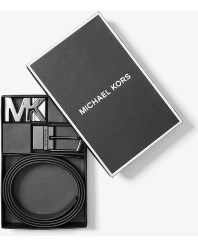 Michael Kors Cinturón con logotipo 4 en 1 - Gris