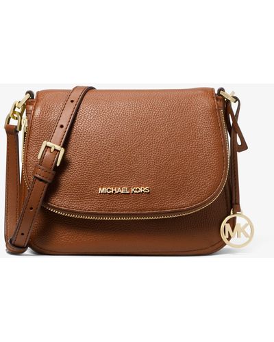 Michael kors bedford small pebbled leather crossbody bag Clearance