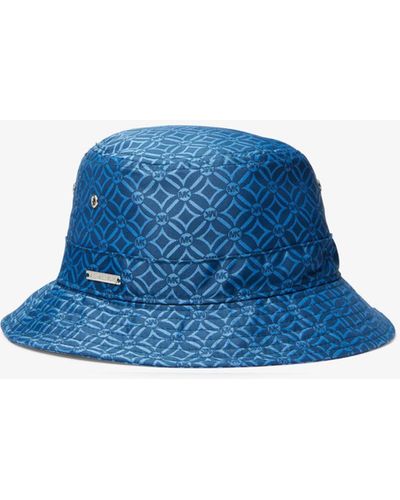Michael Kors Logo Jacquard Bucket Hat - Blue