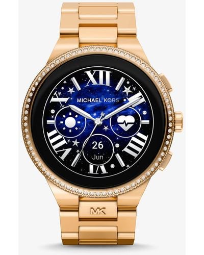 Michael Kors Smartwatch Gen 6 Camille tonalità oro con pavé - Metallizzato