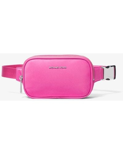 Michael Kors Cara Small Nylon Belt Bag - Pink