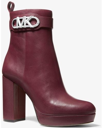 Red MICHAEL Michael Kors Boots for Women Lyst