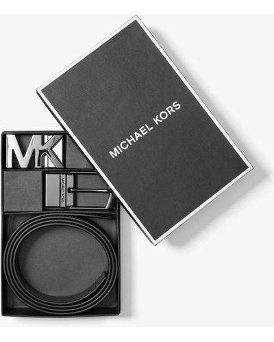 Michael Kors 4-in-1 Logo Belt Box Set - Grey