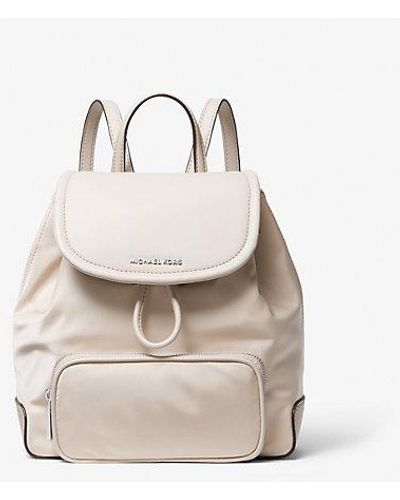 Michael Kors Cara Small Nylon Backpack - White